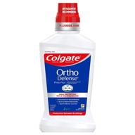 🦷 protective colgate ortho defense phos flur anti cavity fluoride rinse - mint flavor, 16.9 oz logo