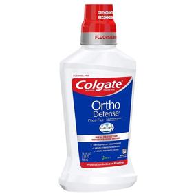 img 2 attached to 🦷 Protective Colgate Ortho Defense Phos Flur Anti Cavity Fluoride Rinse - Mint Flavor, 16.9 Oz