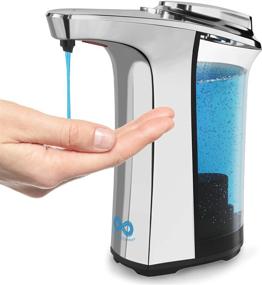 img 4 attached to 🧴 17oz Everlasting Comfort Automatic Soap Dispenser - Touchless, No Drip with Adjustable Soap Output