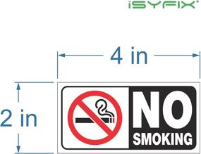 img 3 attached to Occupational Health & Safety Smoking Sign Sticker for House & Business Use