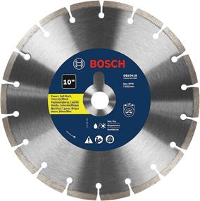 img 1 attached to BOSCH DB1041S 10-Inch Segmented Rim Diamond 🔪 Blade: The Ultimate Cutting Tool for Precision and Durability