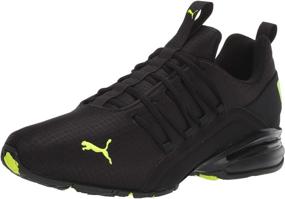 img 4 attached to PUMA Axelion Sneaker Black Yellow Alert