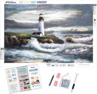 diamond painting paint diamonds lighthouse logo