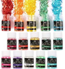 img 4 attached to ✨ LETS RESIN Iridescent Glitter Rainbow: Sparkle and Shine with Rainbow Hues!