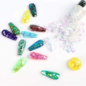 img 2 attached to ✨ LETS RESIN Iridescent Glitter Rainbow: Sparkle and Shine with Rainbow Hues!
