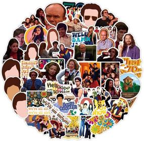 img 3 attached to 📺 That 70s Show Stickers – 50PCS Funny Classic Comedy TV Show Stickers | Waterproof Vinyl Stickers for Water Bottles, Skateboard, Phone, Laptop, Car Bumper | Trendy Luggage Decals & Graffiti Patches