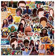 📺 that 70s show stickers – 50pcs funny classic comedy tv show stickers | waterproof vinyl stickers for water bottles, skateboard, phone, laptop, car bumper | trendy luggage decals & graffiti patches logo