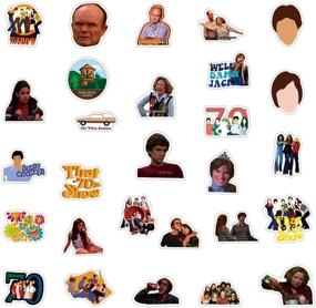 img 1 attached to 📺 That 70s Show Stickers – 50PCS Funny Classic Comedy TV Show Stickers | Waterproof Vinyl Stickers for Water Bottles, Skateboard, Phone, Laptop, Car Bumper | Trendy Luggage Decals & Graffiti Patches