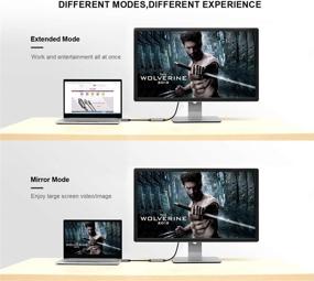 img 1 attached to 🔌 Адаптер преобразователя HDMI в Mini DisplayPort - QGeeM 4K x 2K HDMI мужской в Mini DP женский, совместимый с двойным режимом DisplayPort 1.2 и HDMI 1.4 от VESA, для систем с поддержкой HDMI.