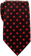👔 retreez classic polka dot woven microfiber men's ties, cummerbunds & pocket squares logo