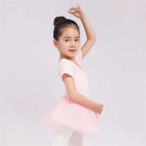img 2 attached to Dancina Leotard Sparkle Sleeve Little Girls' Clothing