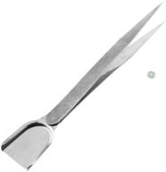 maxmoral stainless tweezer shovel jewelry logo