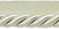 🎀 20 yd ivory hilda twisted lip cord trim by expo international inc., 3/8" – enhanced for seo logo