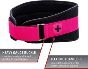 img 2 attached to 💪 Enhanced Harbinger Ladies' Nylon Weightlifting Belt with Flexible Ultralight Foam Core