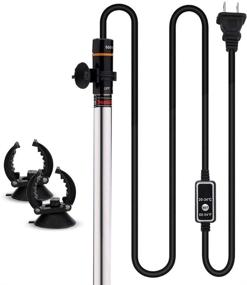 img 4 attached to 🐠 Lineba 500W Submersible Aquarium Heater: LED Temperature Display for Fish Tank