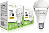 💡 safelumin sa19-800u27 4pk: rechargeable light bulbs - a lifeline in home power outages - doubles as led light bulb логотип