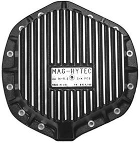 img 2 attached to Улучшенная крышка заднего дифференциала Mag-Hytec для Chevy Silverado & GMC Sierra 2500 3500 6.6L Diesel & 8.1L Gas с полностью плавающей осью - 14-11.5 дюймов