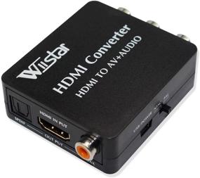 img 3 attached to 🔌 HDMI к AV 3RCA CVBS Видео Конвертер с аудио адаптером - поддержка PAL/NTSC