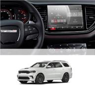 🔒 защитное стекло geamcar для экрана dodge durango 2021, uconnect 5, совместимое с сенсорным экраном 10,1 дюйма. логотип