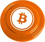 btc universe bitcoin frisbee flying logo