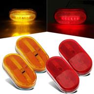 marker light led trailer rectangular logo