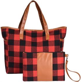 img 4 attached to Buffalo Personalize Shoulder Handbag Christmas Women's Handbags & Wallets