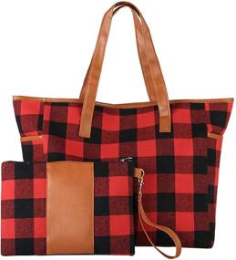img 3 attached to Buffalo Personalize Shoulder Handbag Christmas Women's Handbags & Wallets