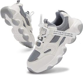 img 4 attached to Santiro Athletic Lightweight Sneakers for Boys: Unmatched Comfort and Style