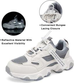 img 3 attached to Santiro Athletic Lightweight Sneakers for Boys: Unmatched Comfort and Style