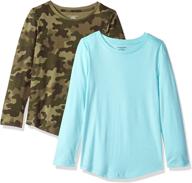 amazon essentials 5 pack fashion cheetah girls' tops, tees & blouses: стильная и модная коллекция одежды. логотип