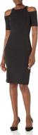 👗 lark ro womens shoulder sheath dress: flattering women's clothing for all occasions logo