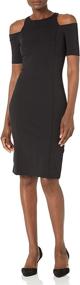 img 4 attached to 👗 Lark Ro Womens Shoulder Sheath Dress: Flattering Women's Clothing for All Occasions