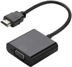 img 4 attached to 🎮 Высокопроизводительный адаптер Manhattan HDMI-мама к VGA-женщина, черный 151467