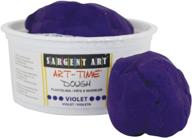 sargent art 85-3142 1-lb art-time dough, violet logo