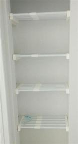 img 3 attached to EZ Shelf Expandable Closet Shelves Storage & Home Organization