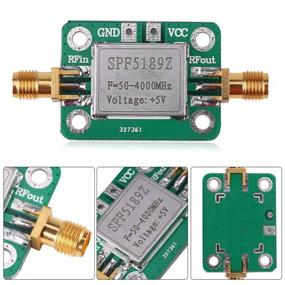 img 4 attached to 📶 Высокопроизводительный усилитель радиочастоты SPF5189 0.6дБ для приема сигналов с низким уровнем шума в диапазоне 50-4000МГц, идеально подходит для FM, HF, VHF, UHF аматорских радиостанций