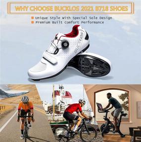 img 3 attached to BUCKLOS Road Shoes Compatible Peloton Sports & Fitness in Cycling