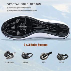 img 2 attached to BUCKLOS Road Shoes Compatible Peloton Sports & Fitness in Cycling