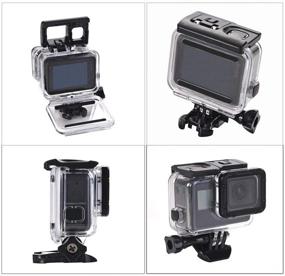 img 1 attached to Ultimate Waterproof Housing Case for GoPro Hero7: Ideal for Underwater Diving Photography (45M Protective Shell) - Including Anti-Fog Inserts & Accessories!