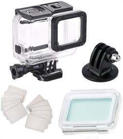 img 4 attached to Ultimate Waterproof Housing Case for GoPro Hero7: Ideal for Underwater Diving Photography (45M Protective Shell) - Including Anti-Fog Inserts & Accessories!