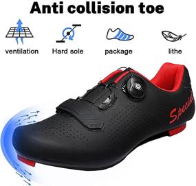 img 1 attached to ziitop Men's Road Cycling Shoes - Peloton & SPD Cleat Compatible for Indoor/Outdoor Road Racing Bikes