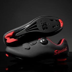 img 3 attached to ziitop Men's Road Cycling Shoes - Peloton & SPD Cleat Compatible for Indoor/Outdoor Road Racing Bikes