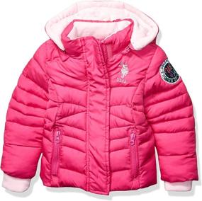img 3 attached to 👚 Stylish Selection of U.S. Polo Assn. Girls' Outerwear Jacket - Explore Various Styles!
