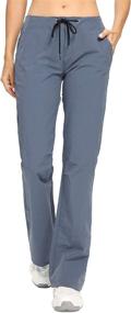 img 4 attached to 🏞️ Golf Stretch Lightweight Hiking Pants for Women - Quick Dry, Breathable & Versatile Outdoor Boot Cut Casual Pants