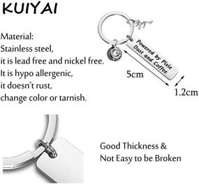 img 3 attached to KUIYAI Pixie Dust and Coffee Keychain - Hilarious Caffeine Keychain for Coffee Lovers, Perfect Gift