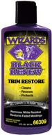 🧙 wizards - renew trim restorer treatment for black surfaces, 8 oz. logo