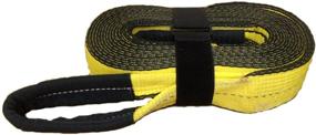 img 1 attached to TGL 3 inch, 20ft Tow Strap, 30K Pound Capacity with Reusable Storage Strap - Enhanced SEO