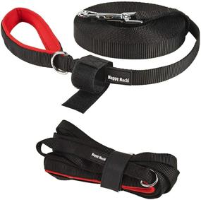 img 4 attached to 🐶 Pettom Dog Leash for Training Obedience Recall and Agility - Padded Lead for Teaching, Camping, Backyard, and Beach Play - Extra Long Line for Puppy Coaching