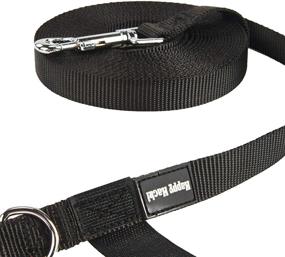 img 3 attached to 🐶 Pettom Dog Leash for Training Obedience Recall and Agility - Padded Lead for Teaching, Camping, Backyard, and Beach Play - Extra Long Line for Puppy Coaching