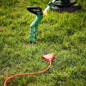 img 1 attached to 🔌 Convenient Outdoor Extension: AmazonBasics 3 Outlets 50 Foot - Extend Your Reach